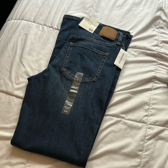 NWT Aeropostale Highrise Dark Blue Flare Jeans Size 8 - Picture 4 of 9